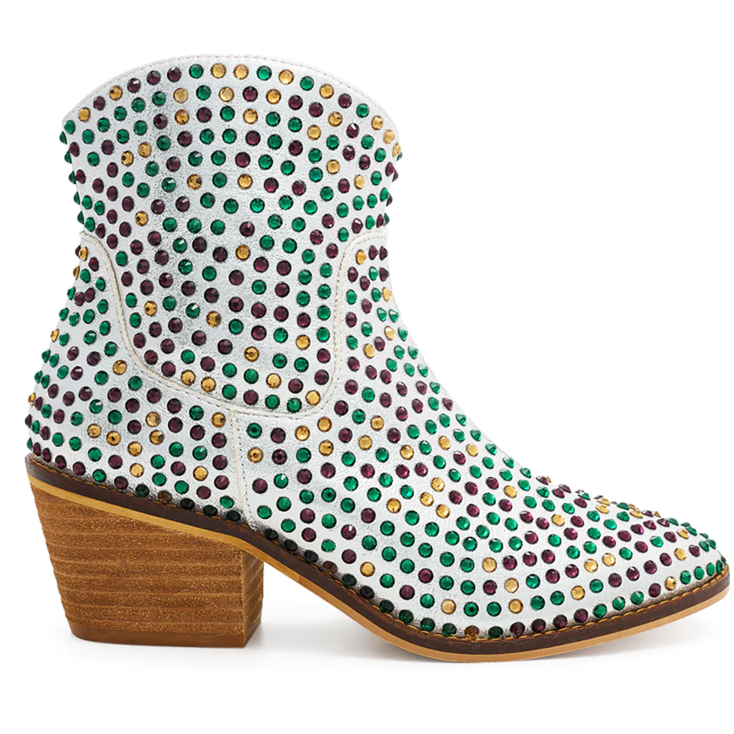 Mardi Gras Rhinestone Boots