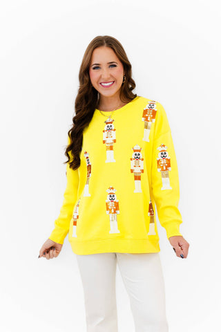 Christmas Nutcracker Sequin Sweater