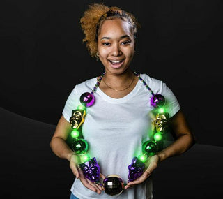 Light up Big Jester beads 