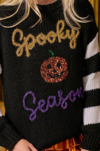 Halloween Spooky Season Chunky Sweater Knit 