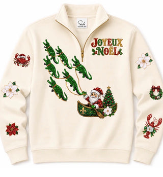 Cajun Santa Christmas Sweatshirt