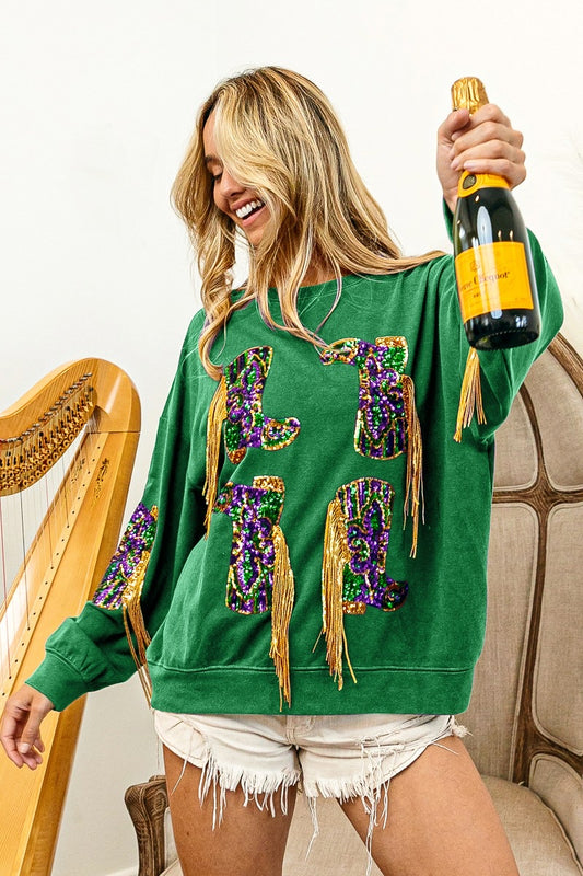 Mardi Gras Tricolor Fringe Top – Shop Olive and Rose