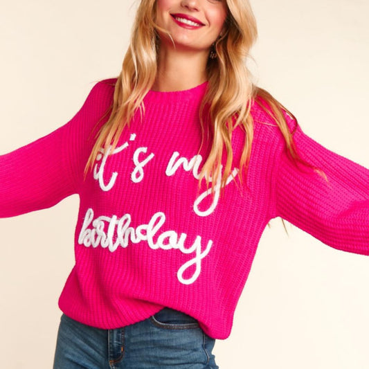 It’s my Birthday Sweater