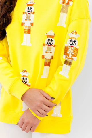 Christmas Nutcracker Sequin Sweater