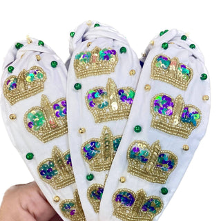 Mardi Gras Crown Headband -