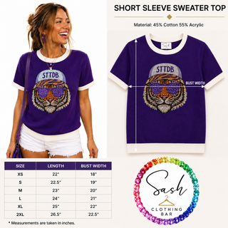 Tigers Sequin STTDB Sweater Top