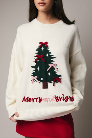 Merry and Bright Christmas Sweater