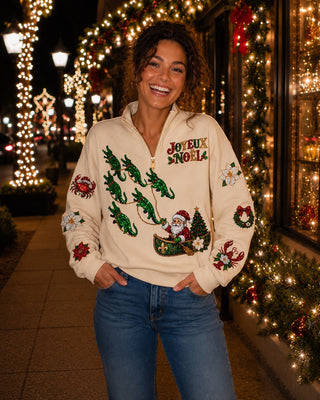 Cajun Santa Christmas Sweatshirt