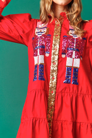 Holiday Nutcracker Dress Red