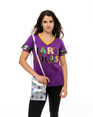 Mardi Gras Sequin Phone bag