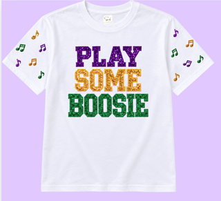 Play Some Boosie Sequin Mardi Gras Shirt