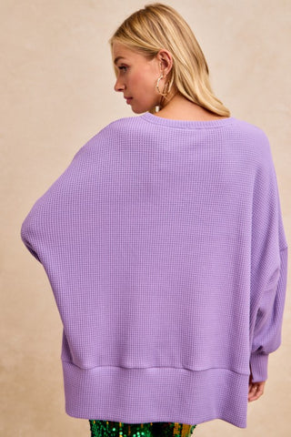 Crown Sequin Embroidery Mardi Gras Sweatshirt Top