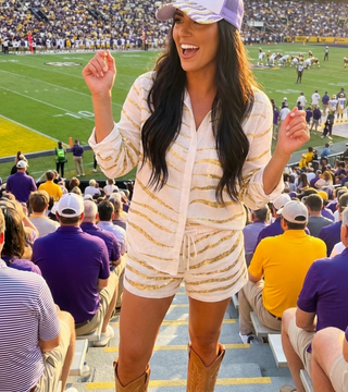 Tiger Stripes Gold 2 Piece Set