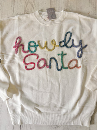 Howdy Santa Christmas Sweater 