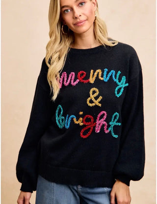 Merry & Bright Christmas Sweater