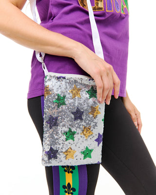 Mardi Gras Sequin Phone bag