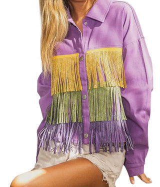 Mardi Gras Fringe Jacket