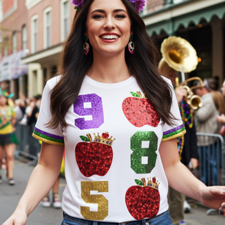 mandeville krewe of eve sequin shirt
