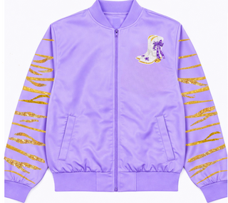 Tiger Striped Sequin Jacket