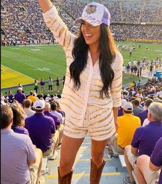 Tiger Stripes Gold 2 Piece Set