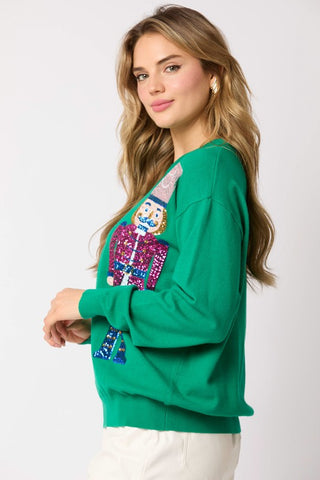 Nutcracker Sequin Sweatshirt 