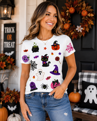 Halloween Sequin Shirt