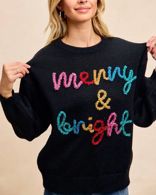 Merry & Bright Christmas Sweater
