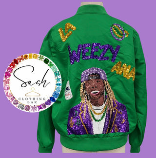 Mardi Gras La Weezy Ana Sequin Jacket