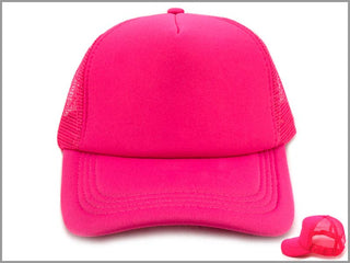 Hot Pink Mesh Trucker Hat 