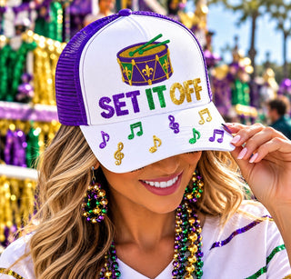 Set it Off Sequin Mardi Gras Hat