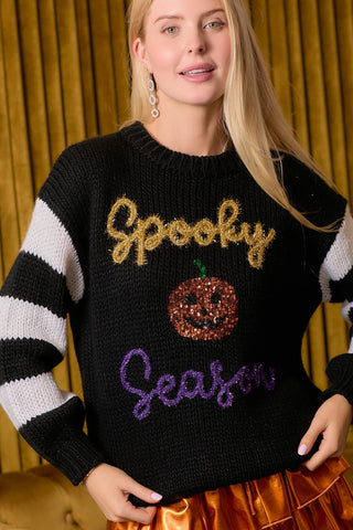 Halloween Spooky Season Chunky Sweater Knit 