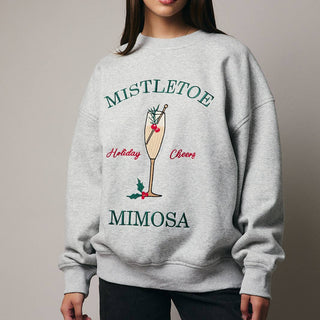 Mistletoe Holiday Mimosa holiday sweatshirt