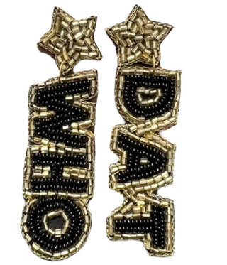 Who Dat Game Day Earrings 