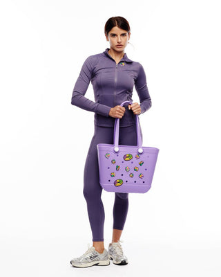 Mardi Gras Rubber Bag with Charms