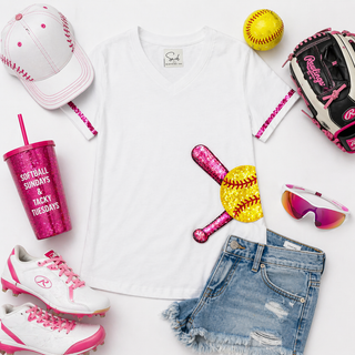 Sequin Softball T-Shirt