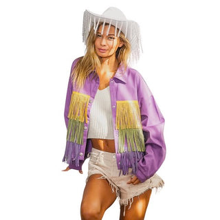 Mardi Gras Fringe Jacket