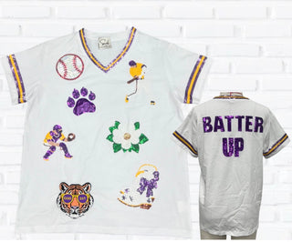 Tigers Sequin Baseball T-Shirt