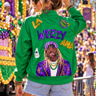 Mardi Gras La Weezy Ana Sequin Jacket