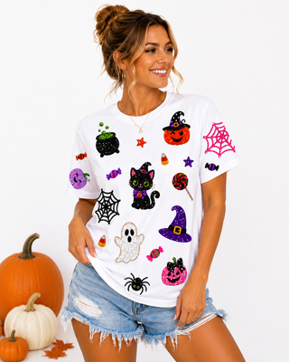 Halloween Sequin Shirt