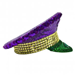 Mardi Gras Bedazzled Captains hat