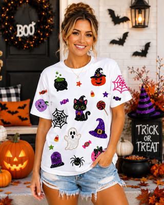 Halloween Sequin T-Shirt