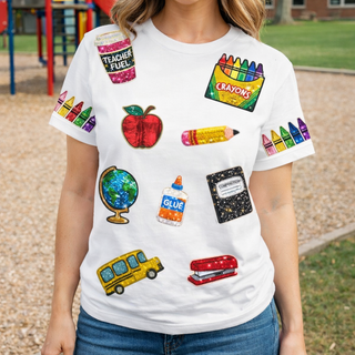 Sequin teacher shirt