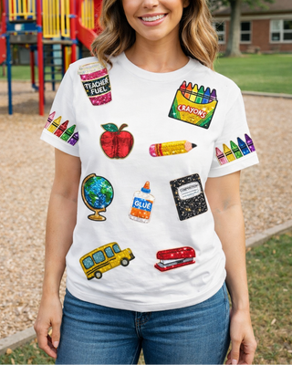 Sequin Teacher T-Shirt