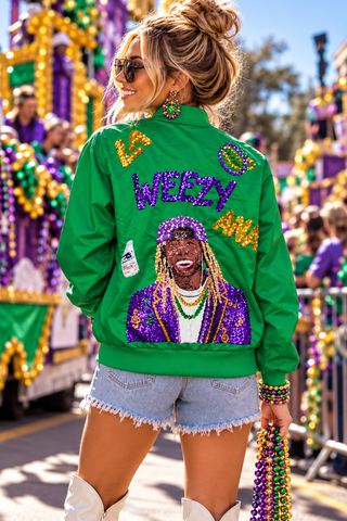 Mardi Gras La Weezy Ana Sequin Jacket