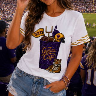 Geaux Cup Tigers Sequin Shirt