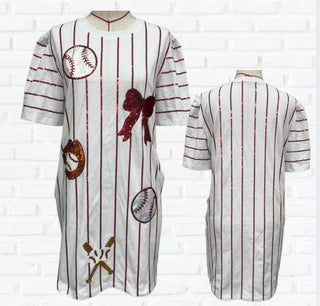 Baseball Sequin Dress