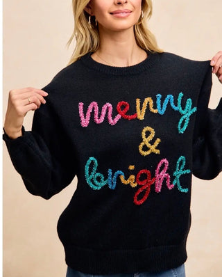 Merry & Bright Christmas Sweater