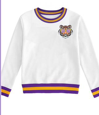 Geaux Sequin Tiger Sweater