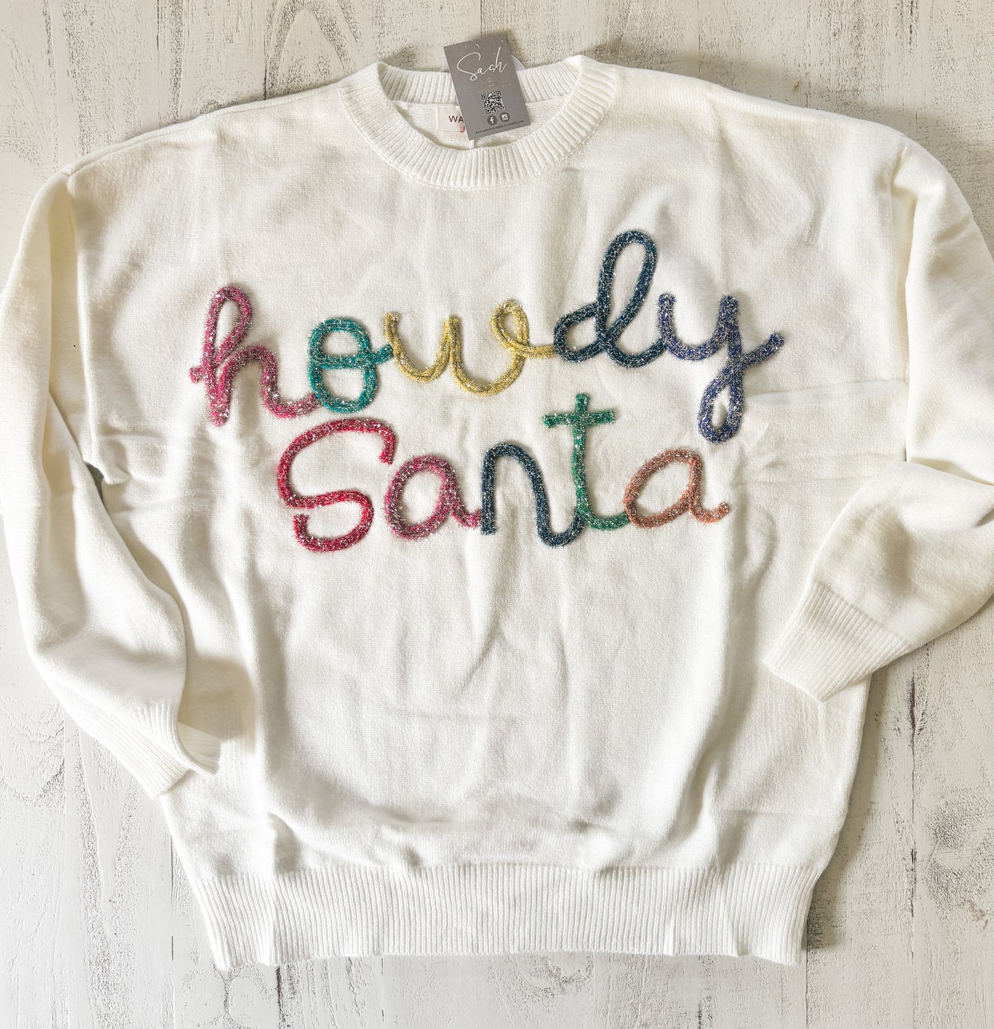 Howdy Santa Christmas Sweater