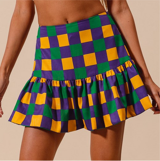 Mardi gras Skort 